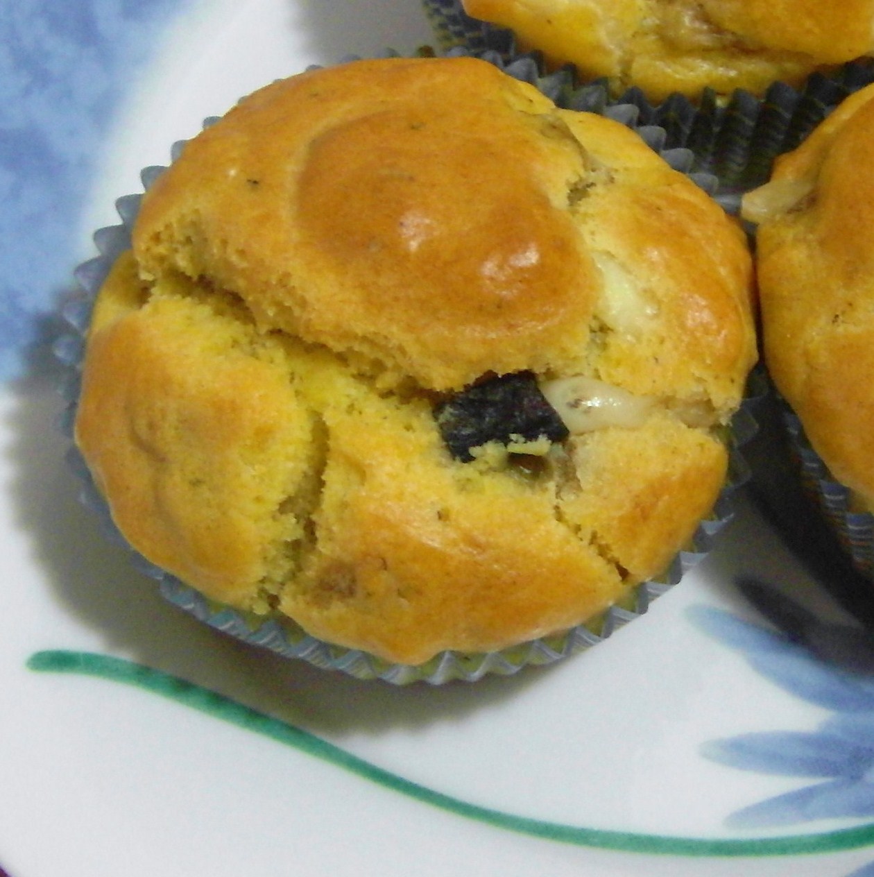 la cuoca di casa: Muffins alle melanzane e pecorino fresco
