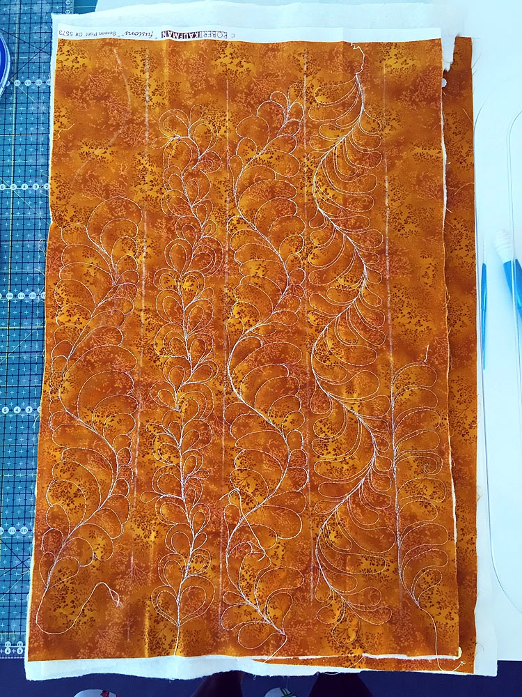 Pink Pony Design Free Motion Quilting Practice Borders