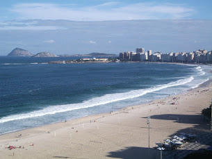 Copacabana Beach, Rio de Janeiro, Brazil.