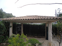 Pérgola de hormigón