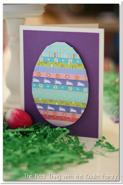 1 handmade easter card