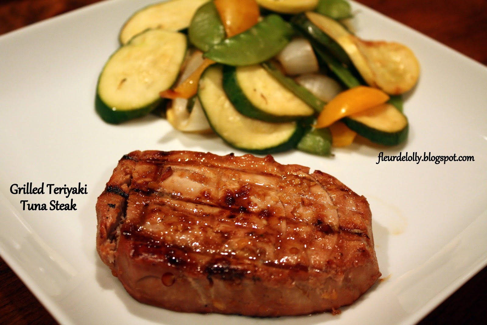 Fleur de Lolly Grilled Teriyaki Tuna Steaks