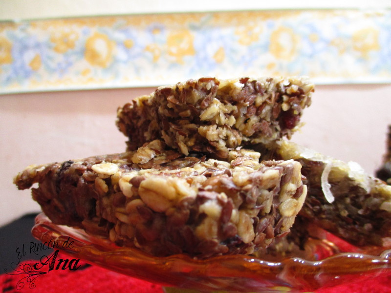 Barras nutritivas de avena o amaranto