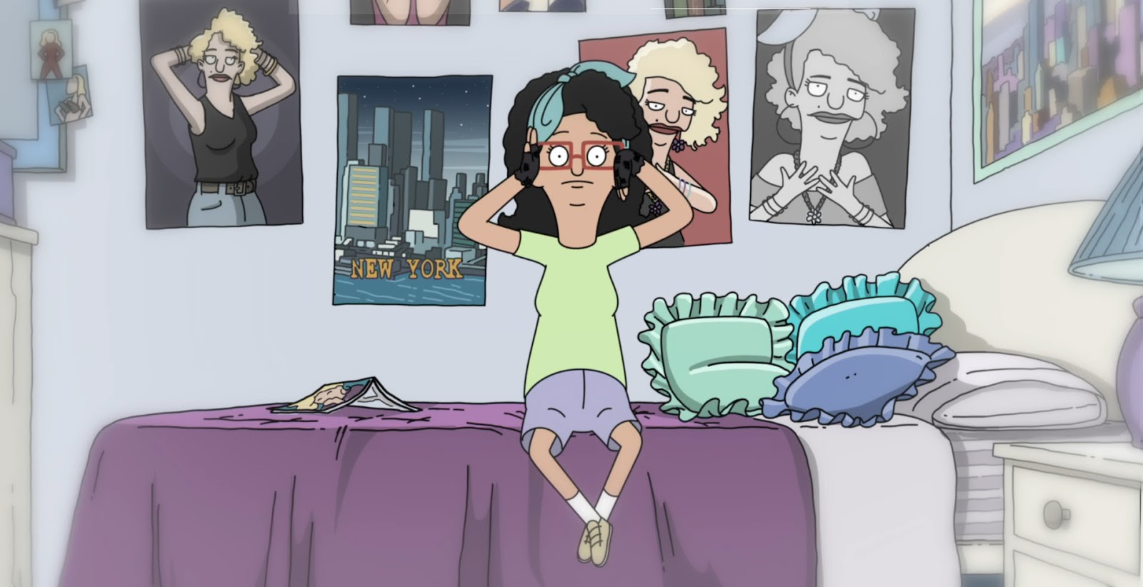 Young Linda, wanting to desperately seek Susan.