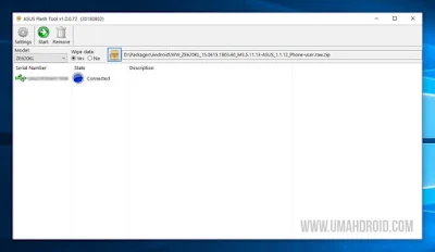 Asus Zenfone 5 Asus Flash Tool