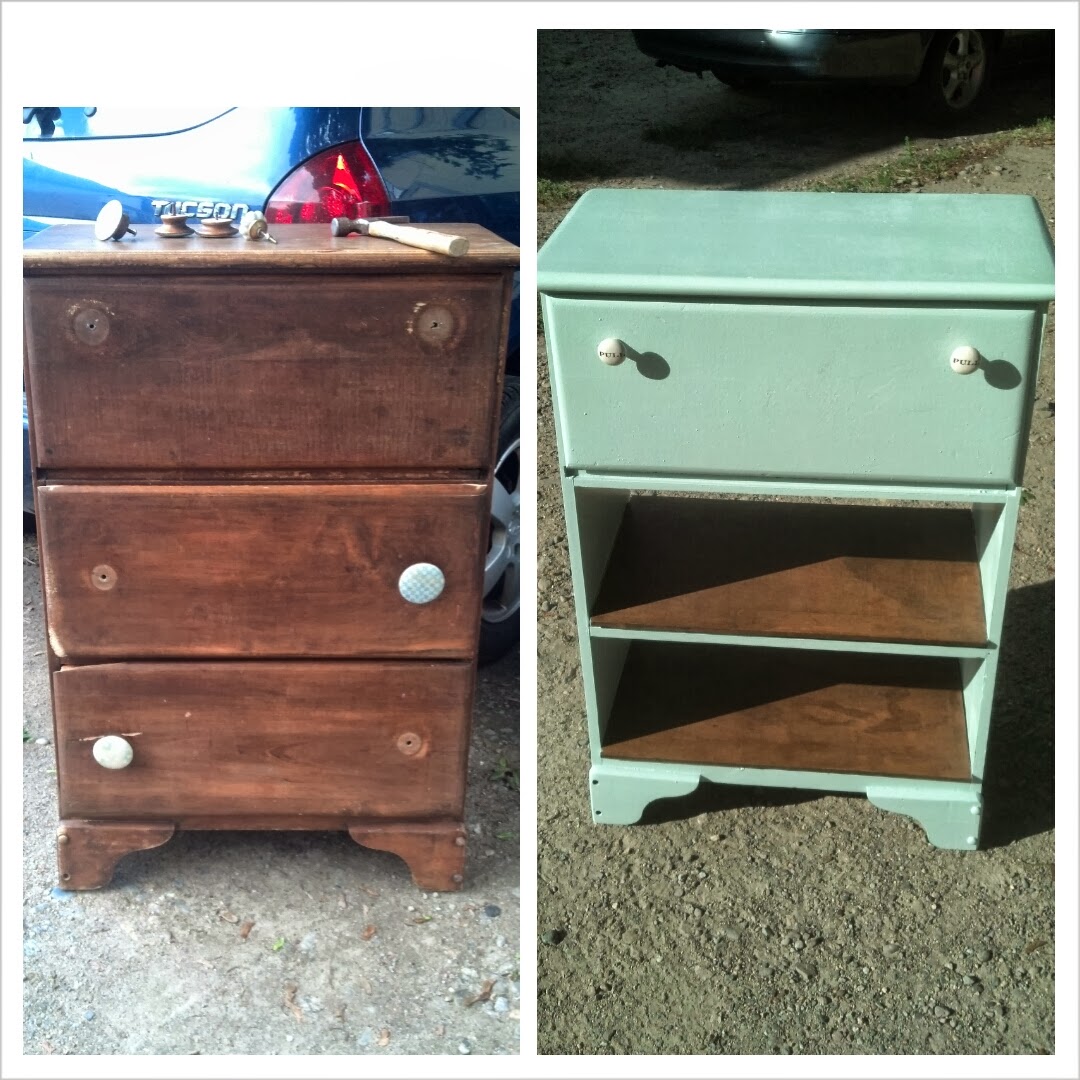How to restore furniture / The Upcycled Dresser Progressions