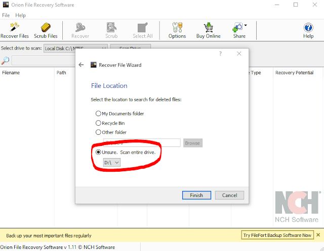 Cara kembalikan file yang terhapus pada Recycle Bin Windows