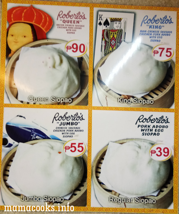 Roberto's Siopao - Iloilo restaurant