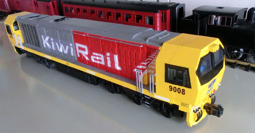 New Zealand Railway Models (Kiwi Trains) 124 DL & DSG Decals