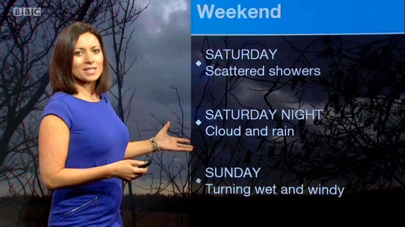 UK Regional News Caps Clare Nasir BBC North West Tonight Weather