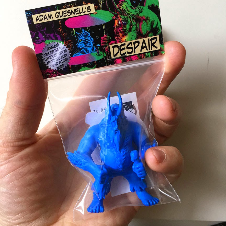 Tenacious Toys Exclusive Blue Despair Mini Figure by Adam Quesnell