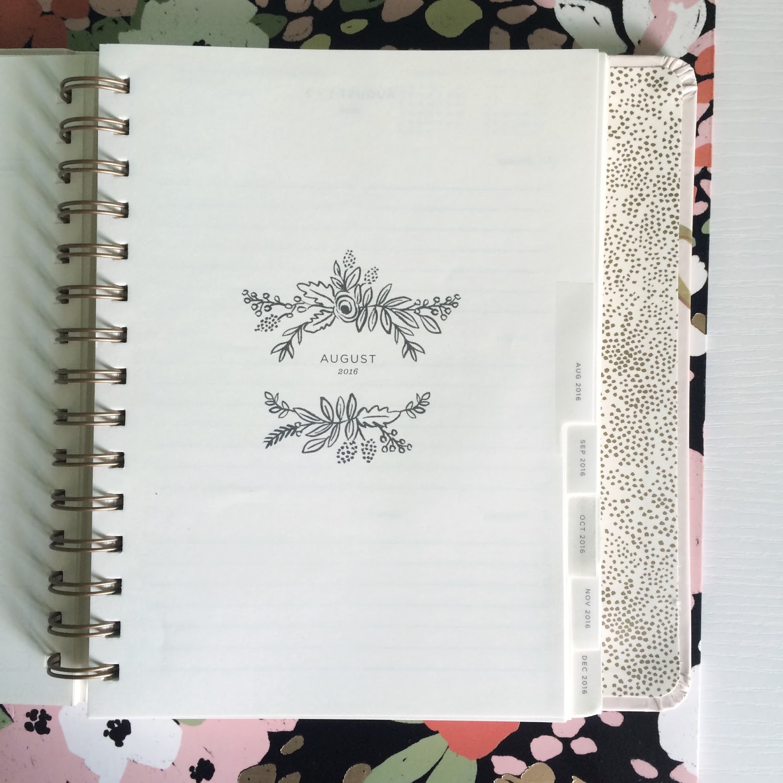 File to Style 2017 RIFLE PAPER CO. PLANNER REVIEW