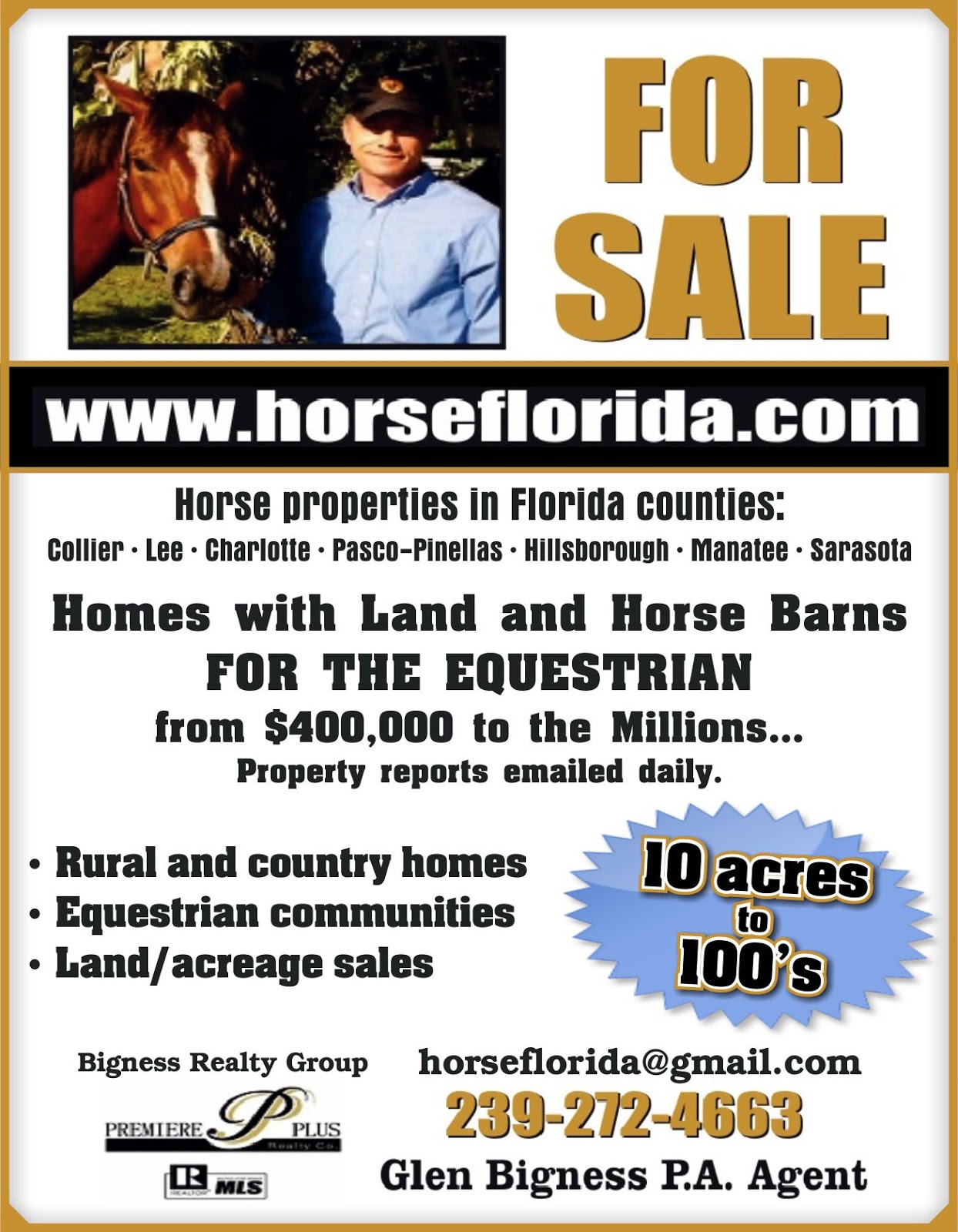 Florida Horse Property for Sale Collier County FL Horse Property for