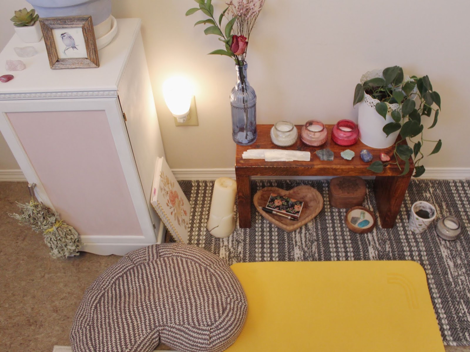 My Yoga & Meditation Corner — Sara of Happy