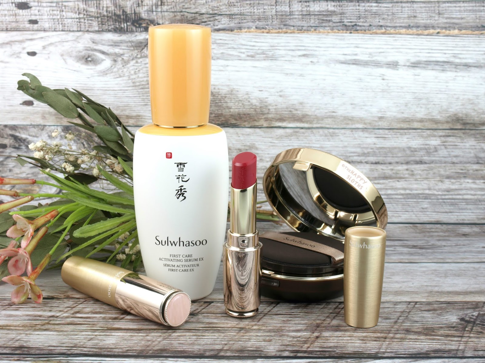 Sulwhasoo First Care Activating Serum EX, Perfecting Cushion Intense