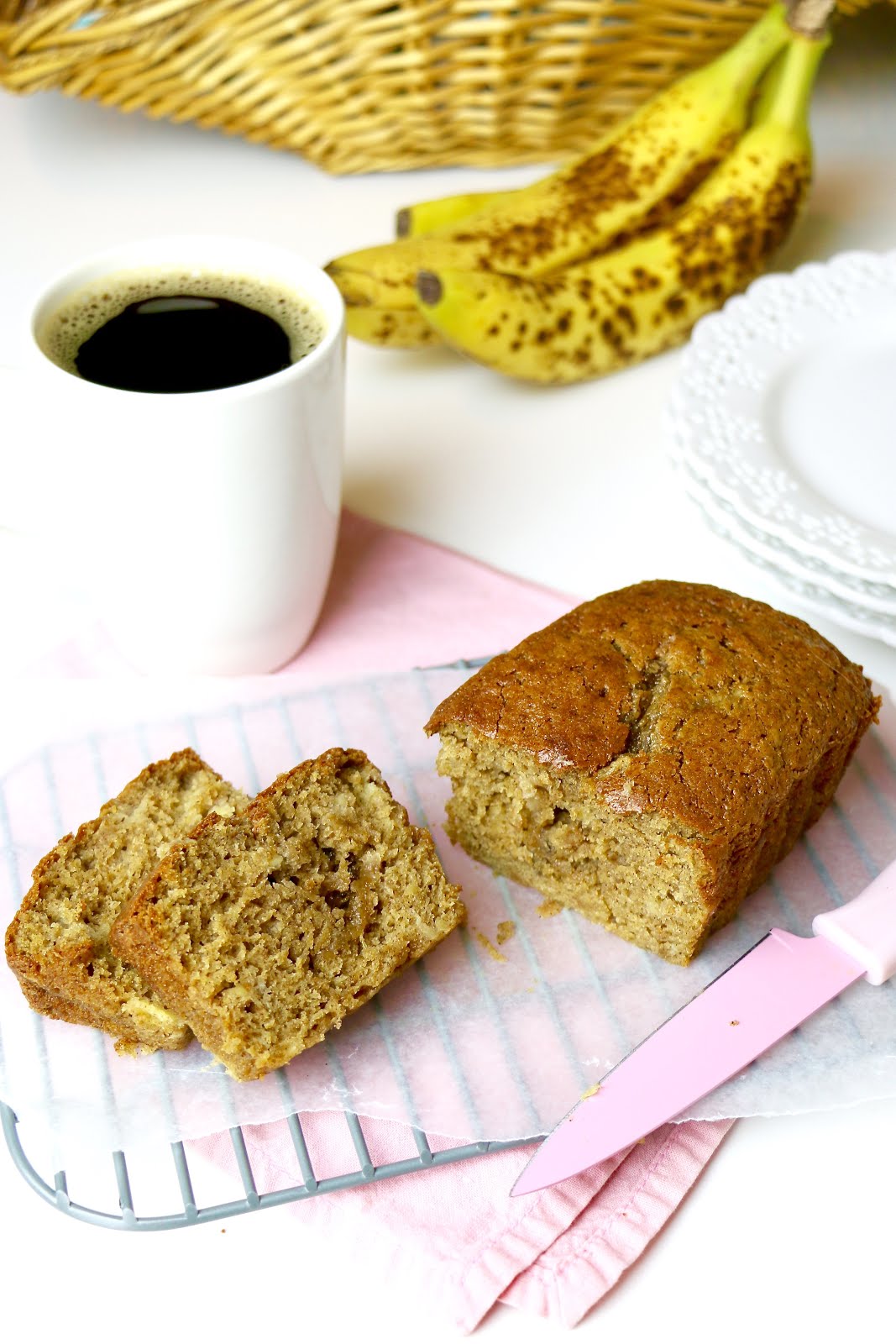 Skinny Low-Fat Banana Bread - The Lindsay Ann