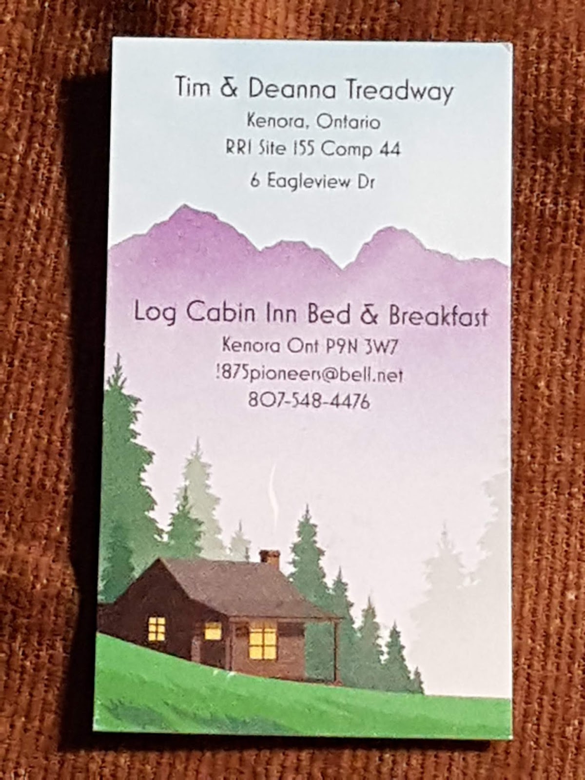 My Creative Works Log Cabin Inn Bed And Breakfast
