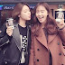 SooYoung visited Yuri at the set of her drama 'Local Hero' to SNSD's support!