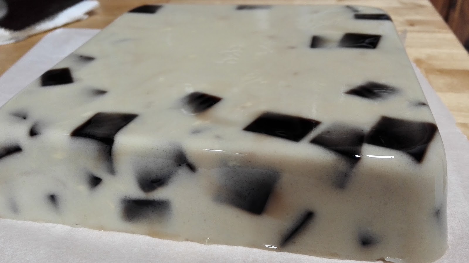 Pat's Kitchen Journal Grass Jelly Soy agar agar (healthy)