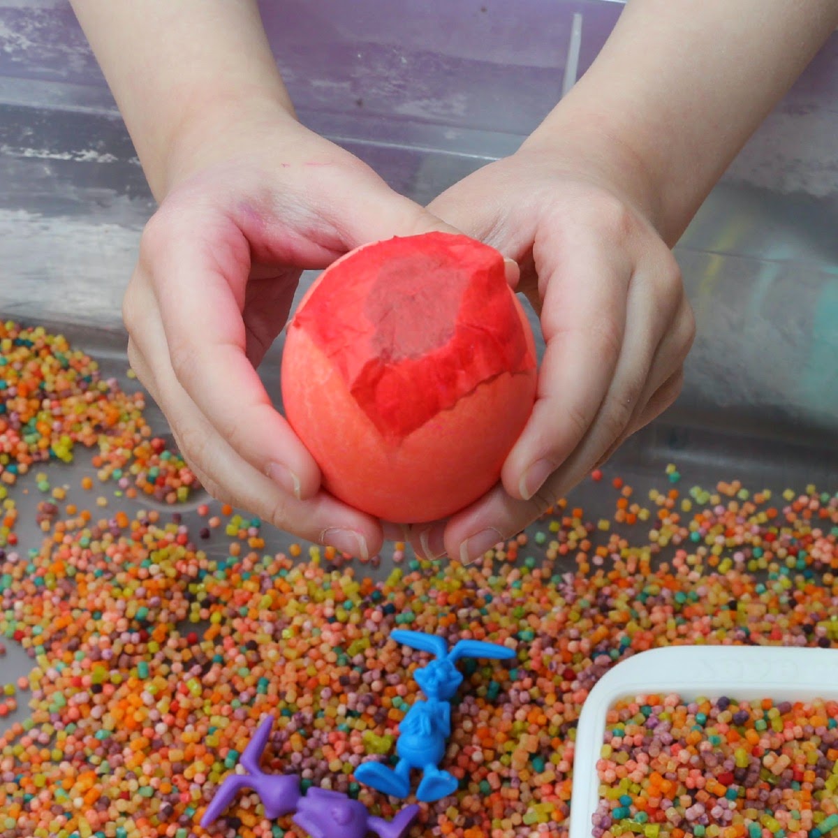 How to Make Confetti Eggs Still Playing School