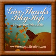 Give Thanks Blog Hop Nov. 19 to 20