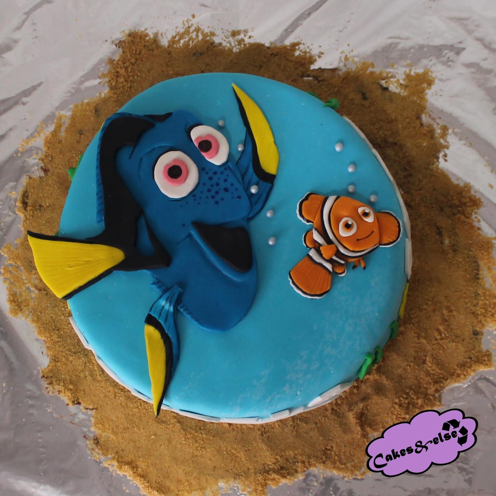 Cakes&else: Tarta buscando a Nemo (Finding Nemo cake)