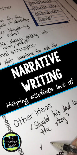 narrative writing unit