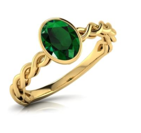 wave emerald birthstone ring, caratlane, catalane review, caratlane jewellery, caratlane by tanishq, caratlane coloured gemstone, gemstone jewellery, coloured jewellery, online jewellery, buy jewellery online