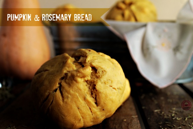 pumpkin rosemary breadbakers