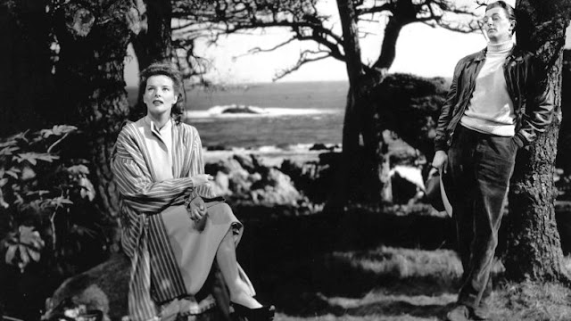 Katharine Hepburn and Robert Mitchum in Undercurrent (1946)