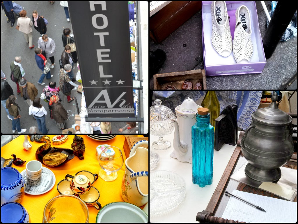 Strolling around in Versailles and a fun flea market...