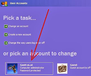 Cara buat Password Komputer Windows XP