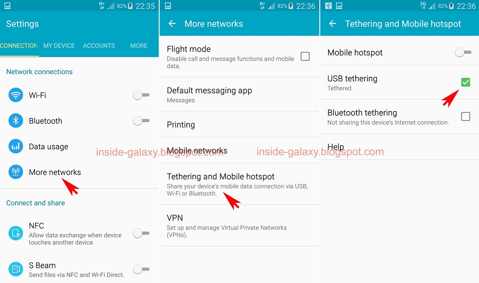 Inside Galaxy S4: How to Enable and Use USB Tethering in 5.0.1 Lollipop