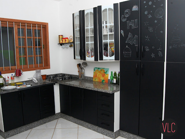 DIY Cozinha renovada com papel contact de lousa Vida Louca de Casada Blo # Decorar Cozinha Diy DIY Cozinha renovada com papel contact de lousa Vida Louca de Casada Blo # Decorar Cozinha Diy