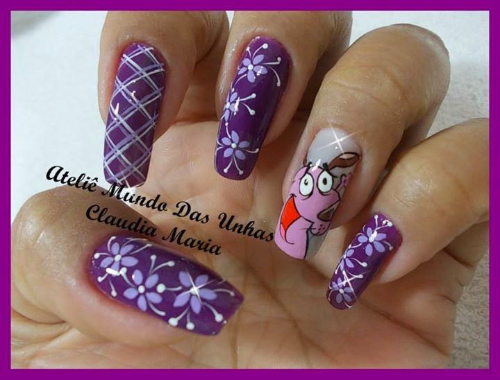 Unas Decoradas De Dibujos Animados Paso A Paso