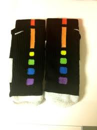 Custom Nike Socks: Custom Nike Elite Rainbow Socks
