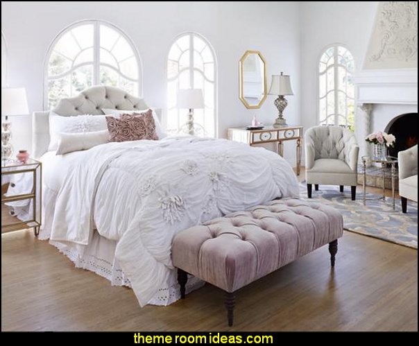 romantic bedroom decorating ideas - romantic bedding ideas - romantic master bedroom ideas - Romantic Luxury decor - hearts and flowers Valentines Day style - valentines day bedroom ideas - heart shaped candles - heart shaped decorations