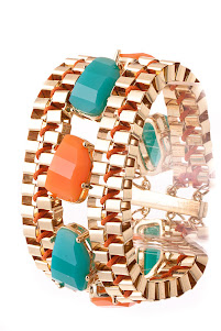 Coral & turquoise Bracelet