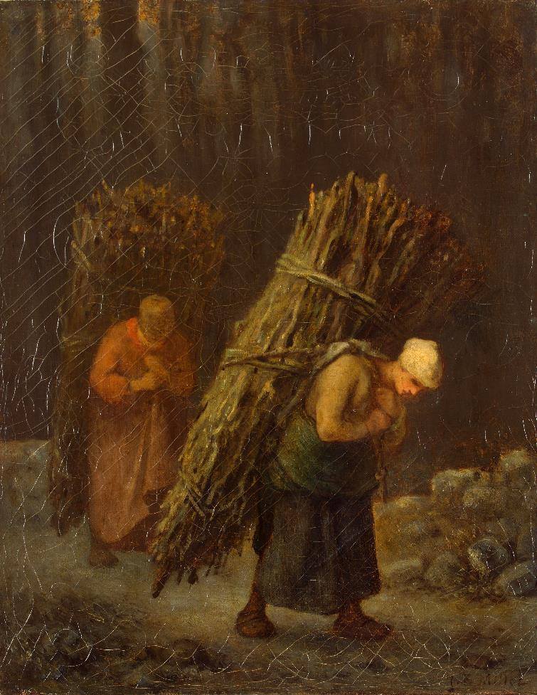 JeanFrancois Millet Rest after work, 1866 Tutt'Art Masterpieces