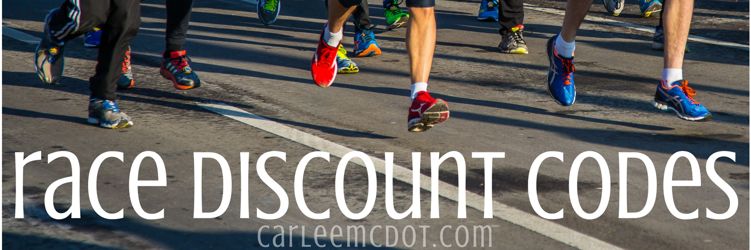 Carlee McDot Race Discount Codes