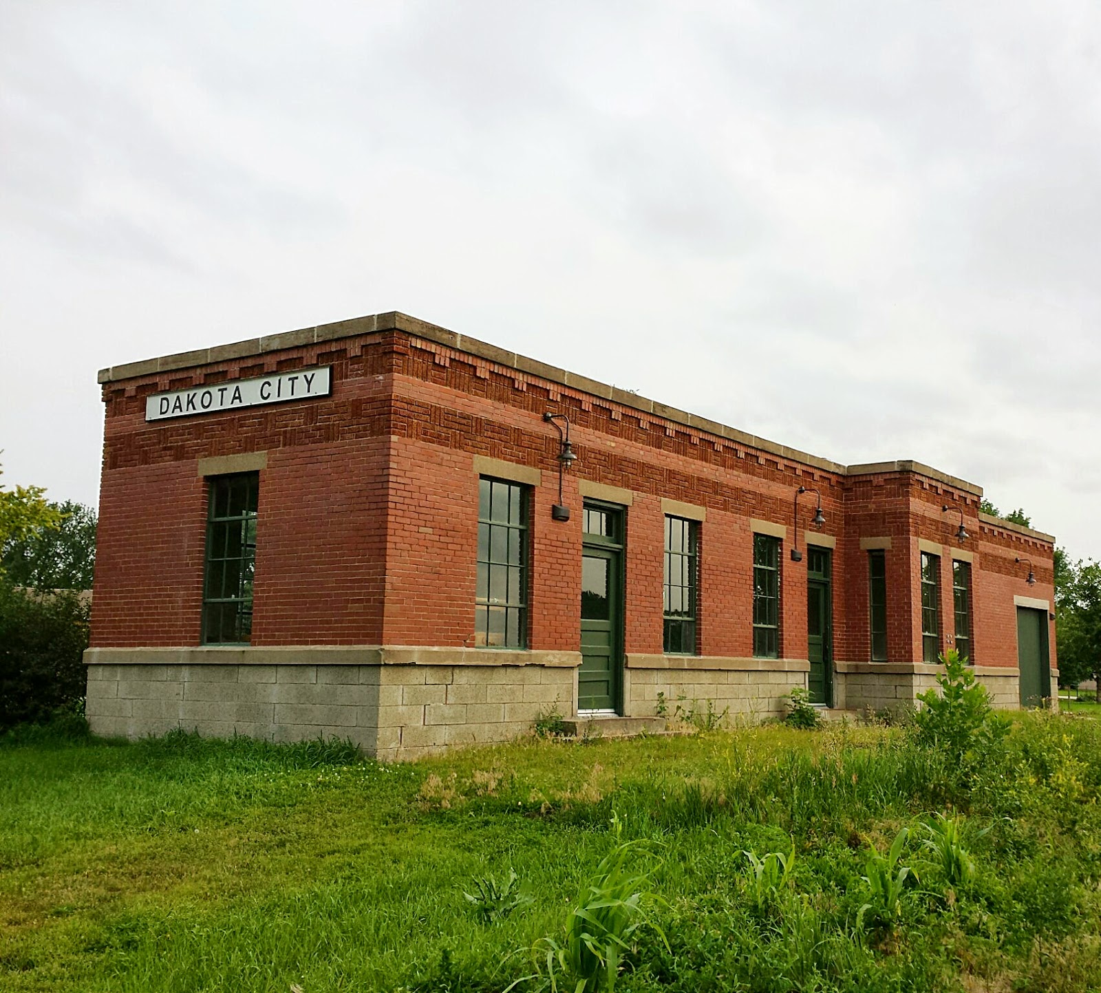 History and Culture by Bicycle Dakota City, Nebraska Train Depot