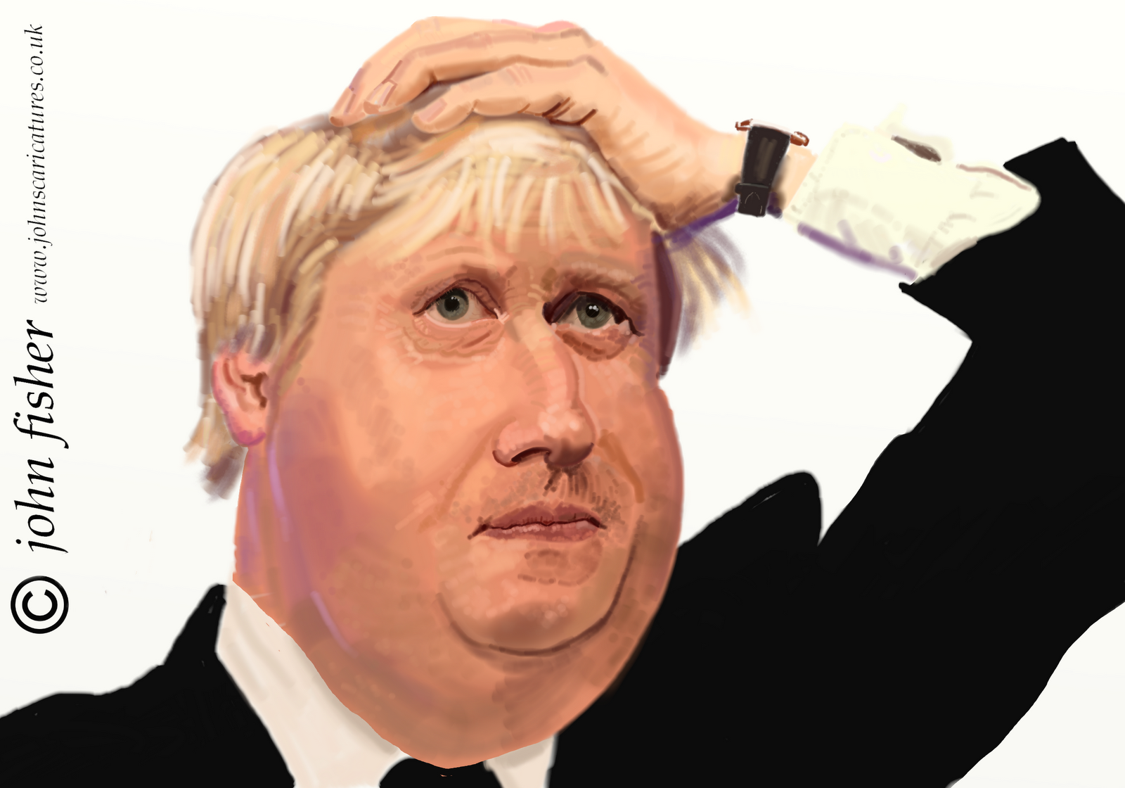 The Art of John Fisher: Boris Johnson..