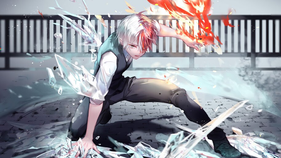 Shoto Todoroki, My Hero Academia, 4K, #5.1688 Wallpaper