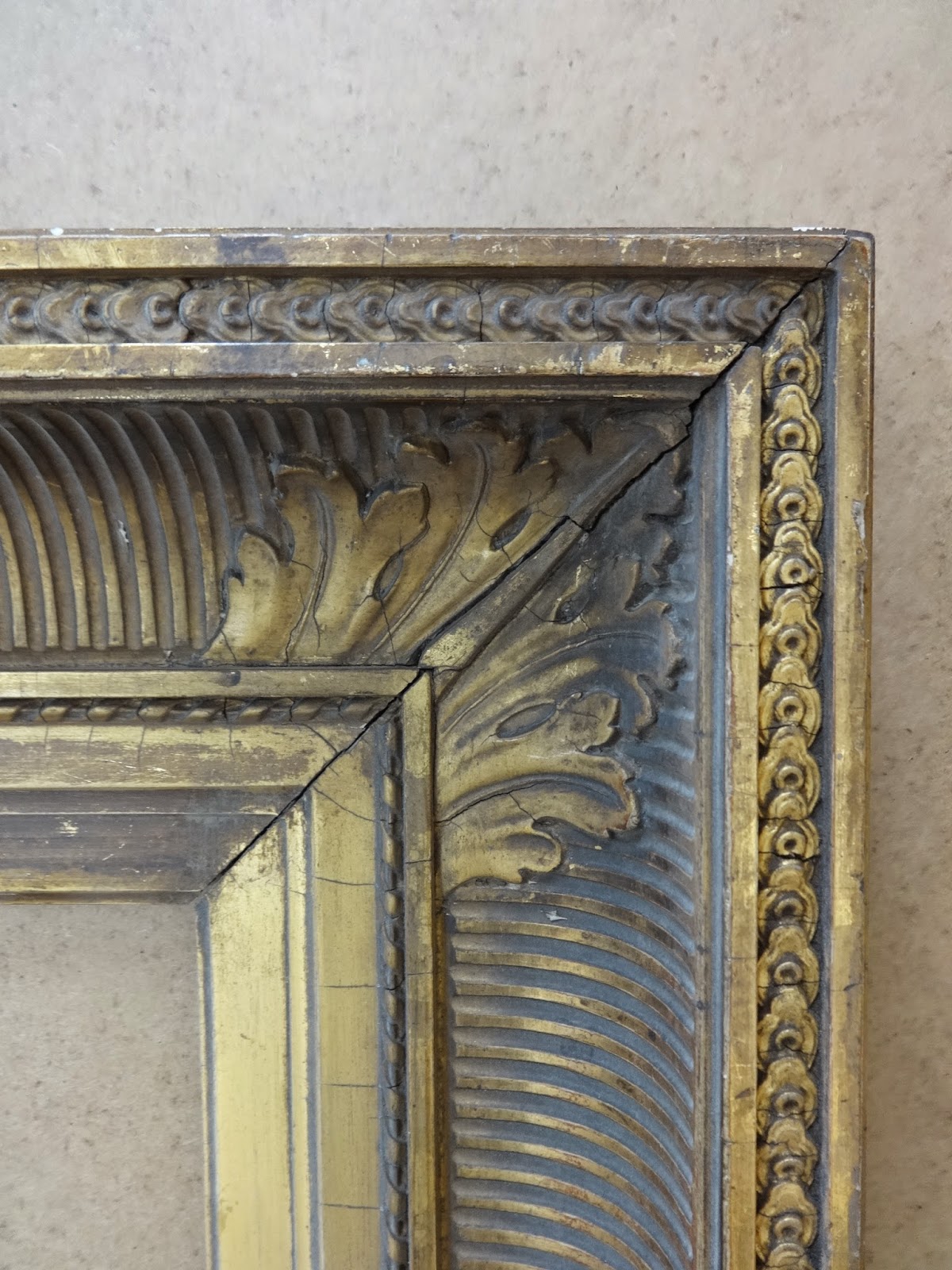 Antique Frame Sale French 19th Century Fluted Second Empire Frame