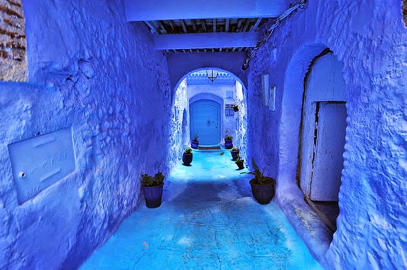 1. Blue Street, Morocco - 5 of The Most Wondrous Streets on Earth 1. Blue Street, Morocco - 5 of The Most Wondrous Streets on Earth