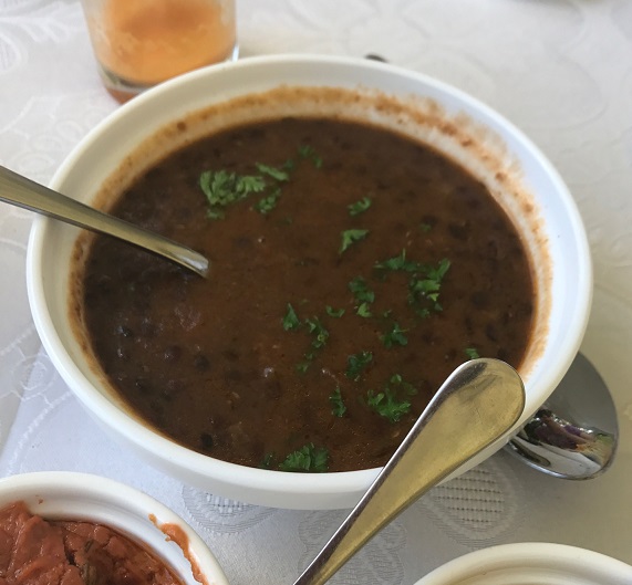 Maison Eureka, Mauritius, lentil stew