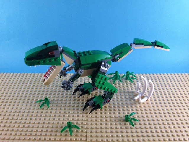 Set LEGO Creator 3in1 31058 Mighty Dinosaurs modelo 1 Tyrannosaurus Rex