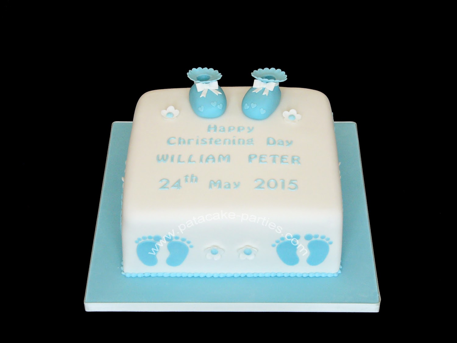 PataCake Parties Christening Cake