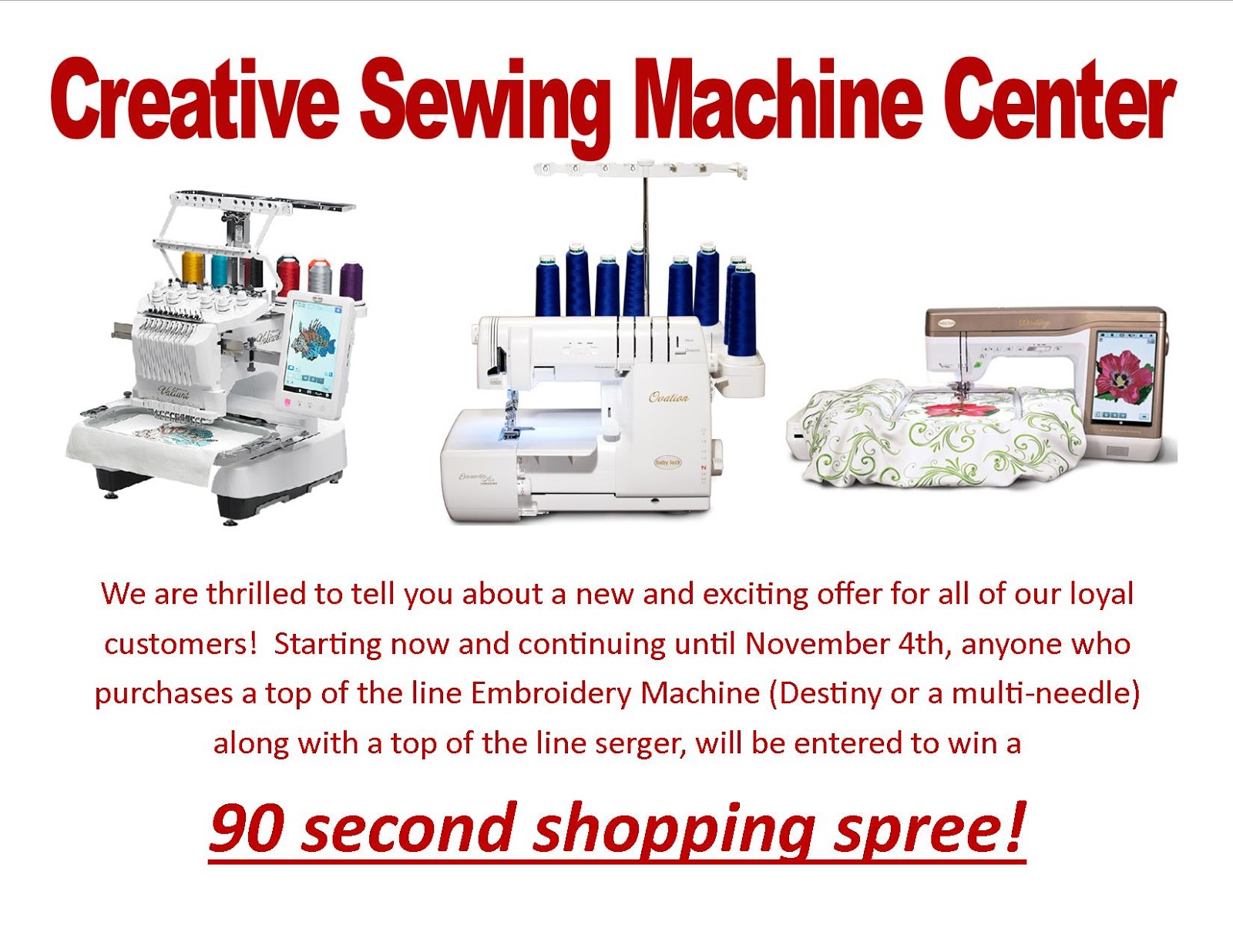 Creative Sewing Machine Center Blog