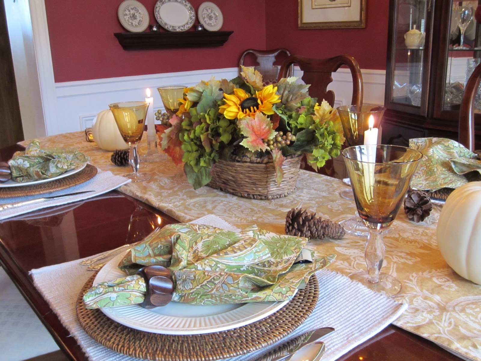 Thanksgiving Table Setting 